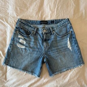 Lucky Brand Women's Distressed Blue Jean Shorts
